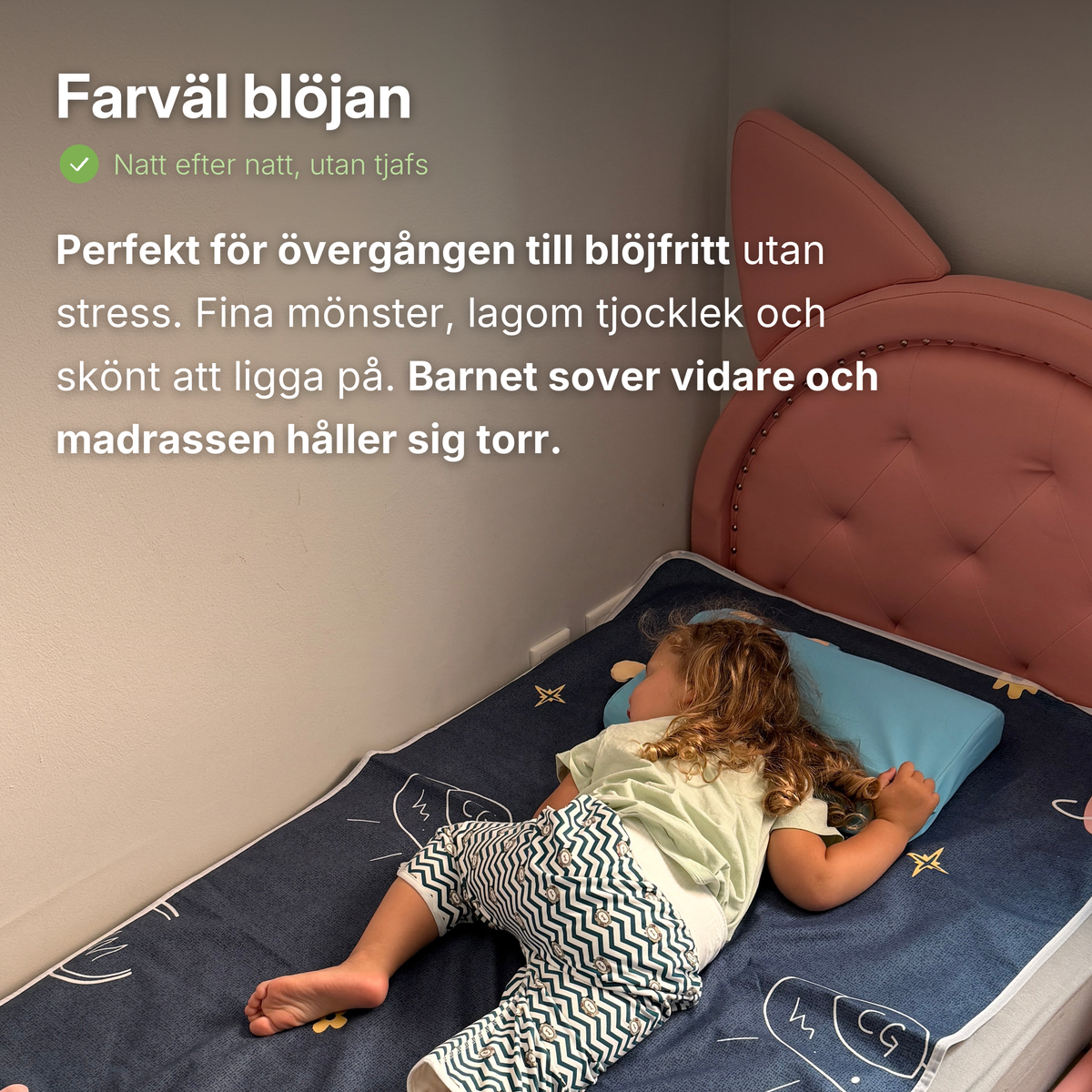 Barn som sover på Safe Nights